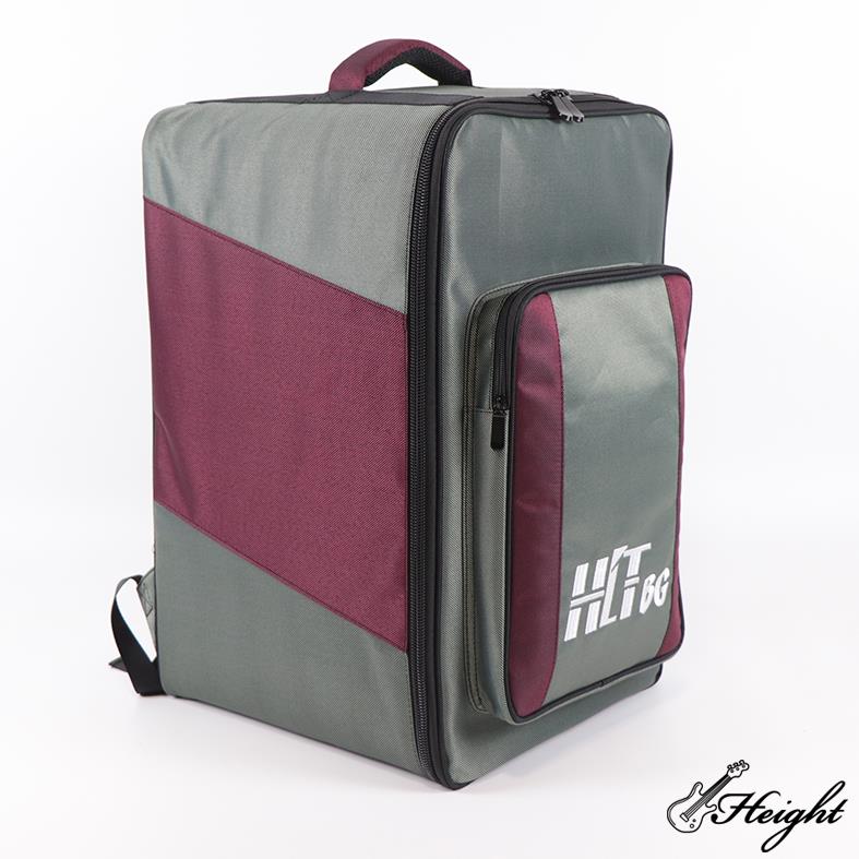 Red & Grey mix color board game bag Red & Grey mix color board game bag