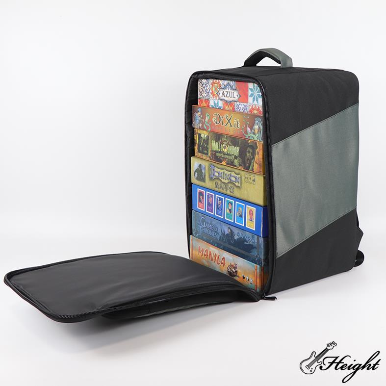 gaming bag with board games