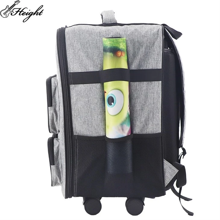 Collapsible Trolley Board Game Organizer Bag – 7-Game Storage Solution factory