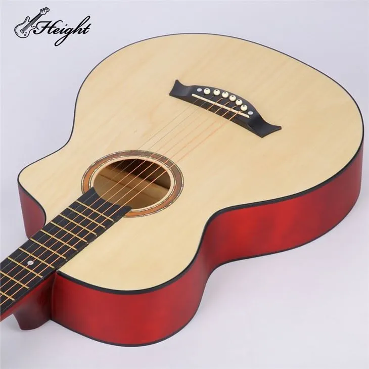 Black 38c Cutaway Acoustic Guitar Matte