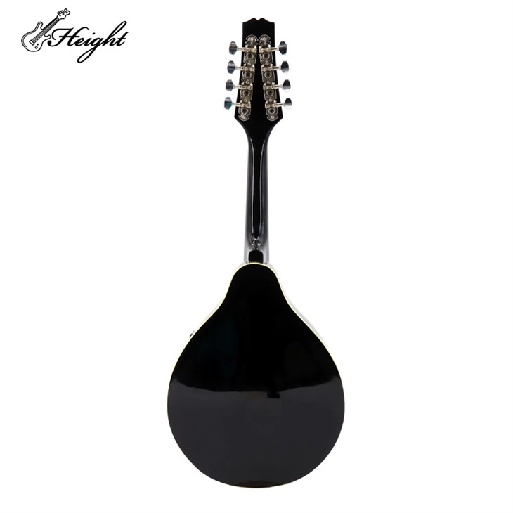 HTMD03-BK Solid Spruce Wood 6 Strings Mandolin